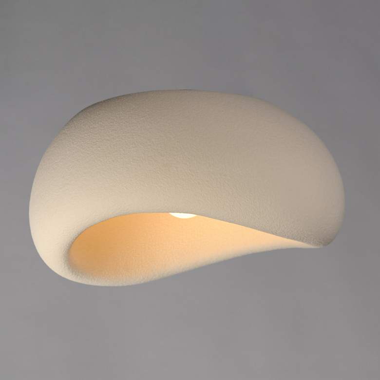Image 3 ET2 Moeraki 20" Oyster Flush Mount W/ LED Bulb more views