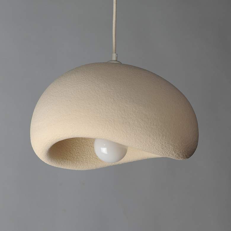 Image 4 ET2 Moeraki 20" Oyster Pendant W/ LED Bulb more views
