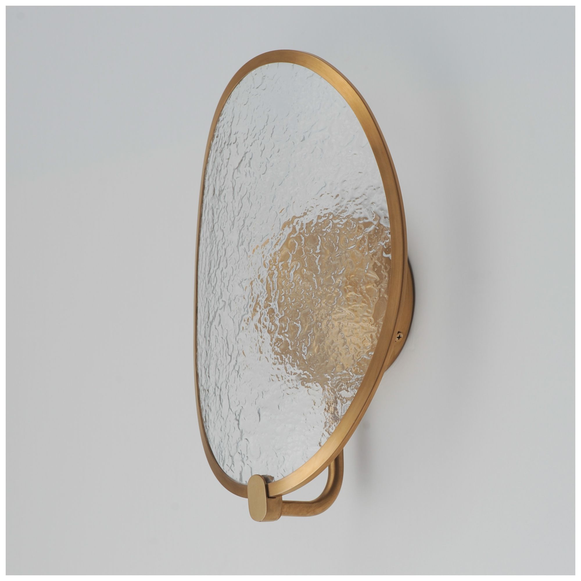 Thumbnail4 of ET2 Moonscapes 13 1/2" High Brushed Champagne Wall Sconce more views