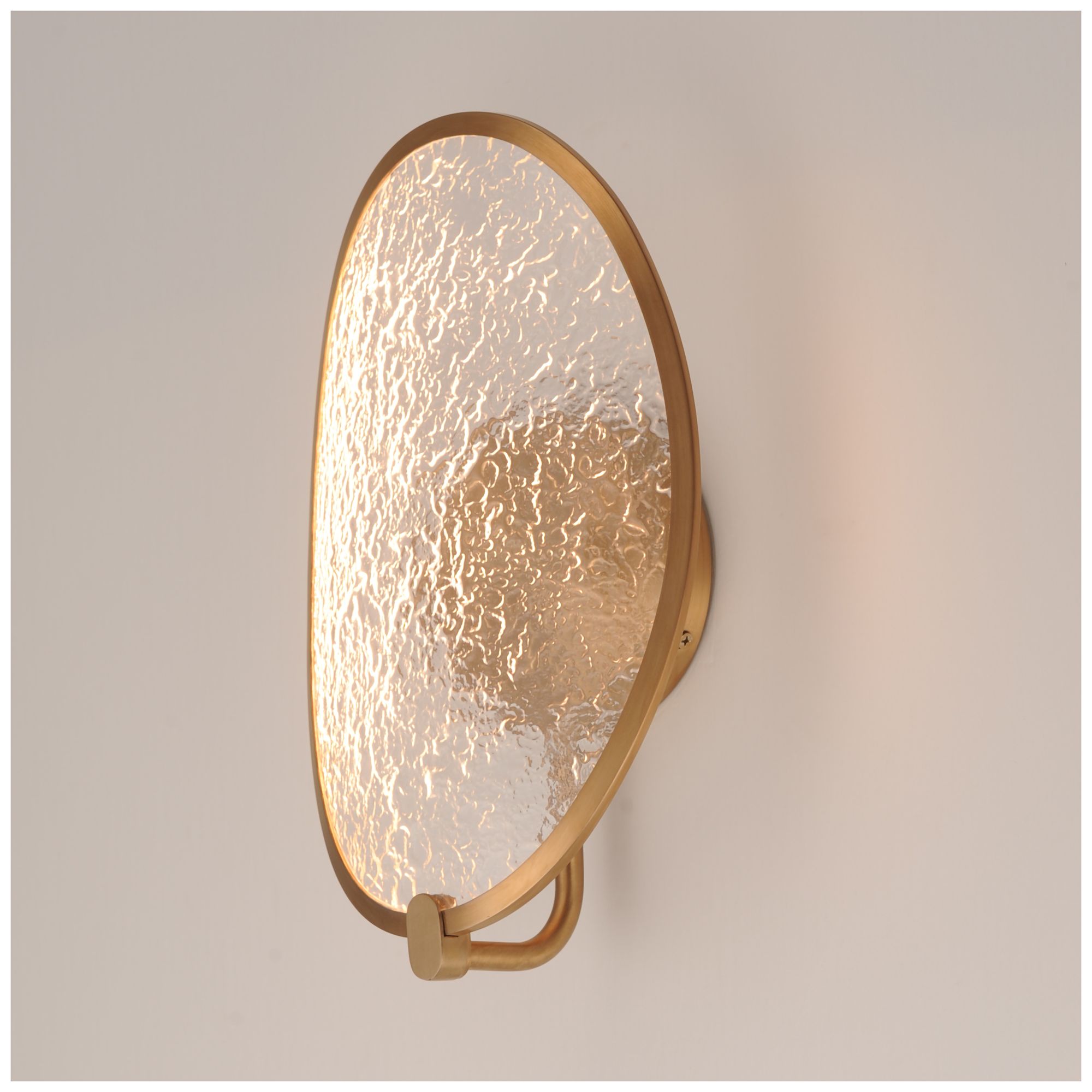 ET2 Moonscapes 13 1/2" High Brushed Champagne Wall Sconce