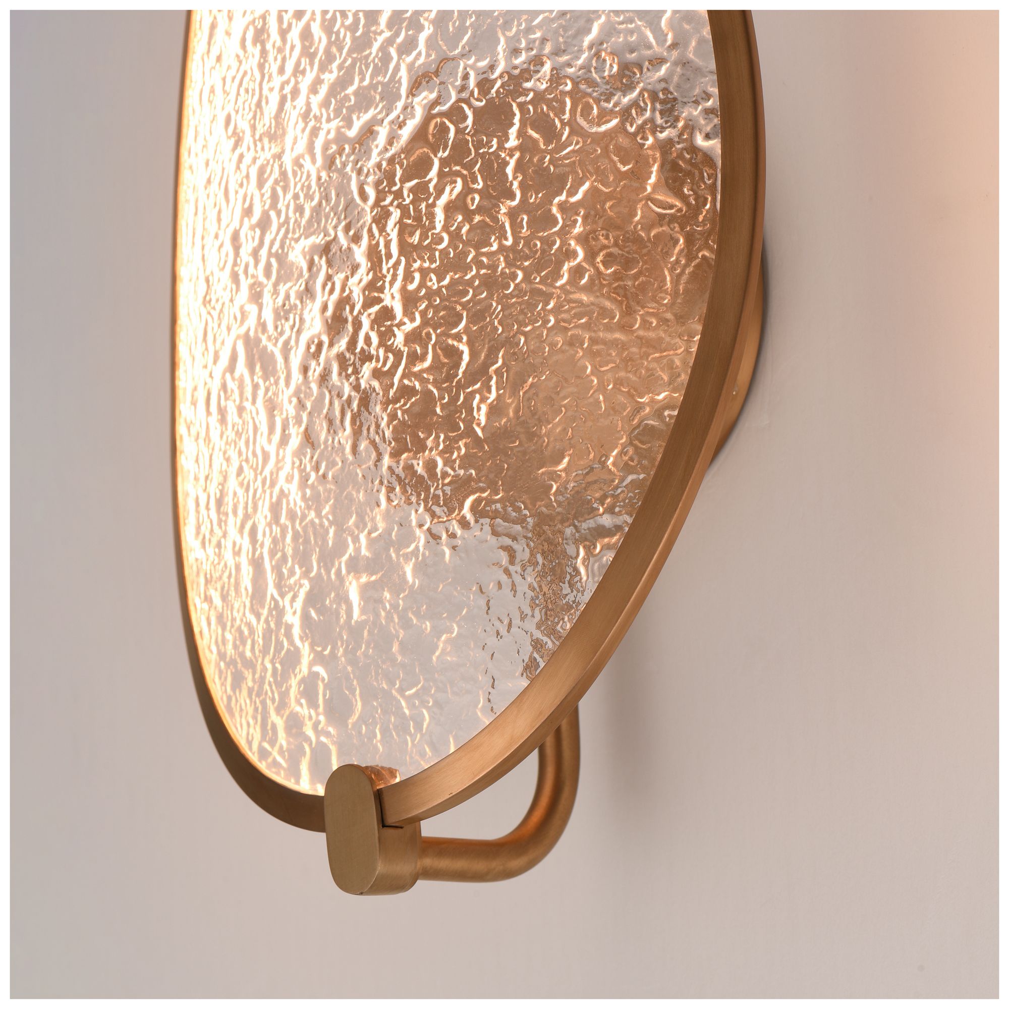ET2 Moonscapes 13 1/2" High Brushed Champagne Wall Sconce