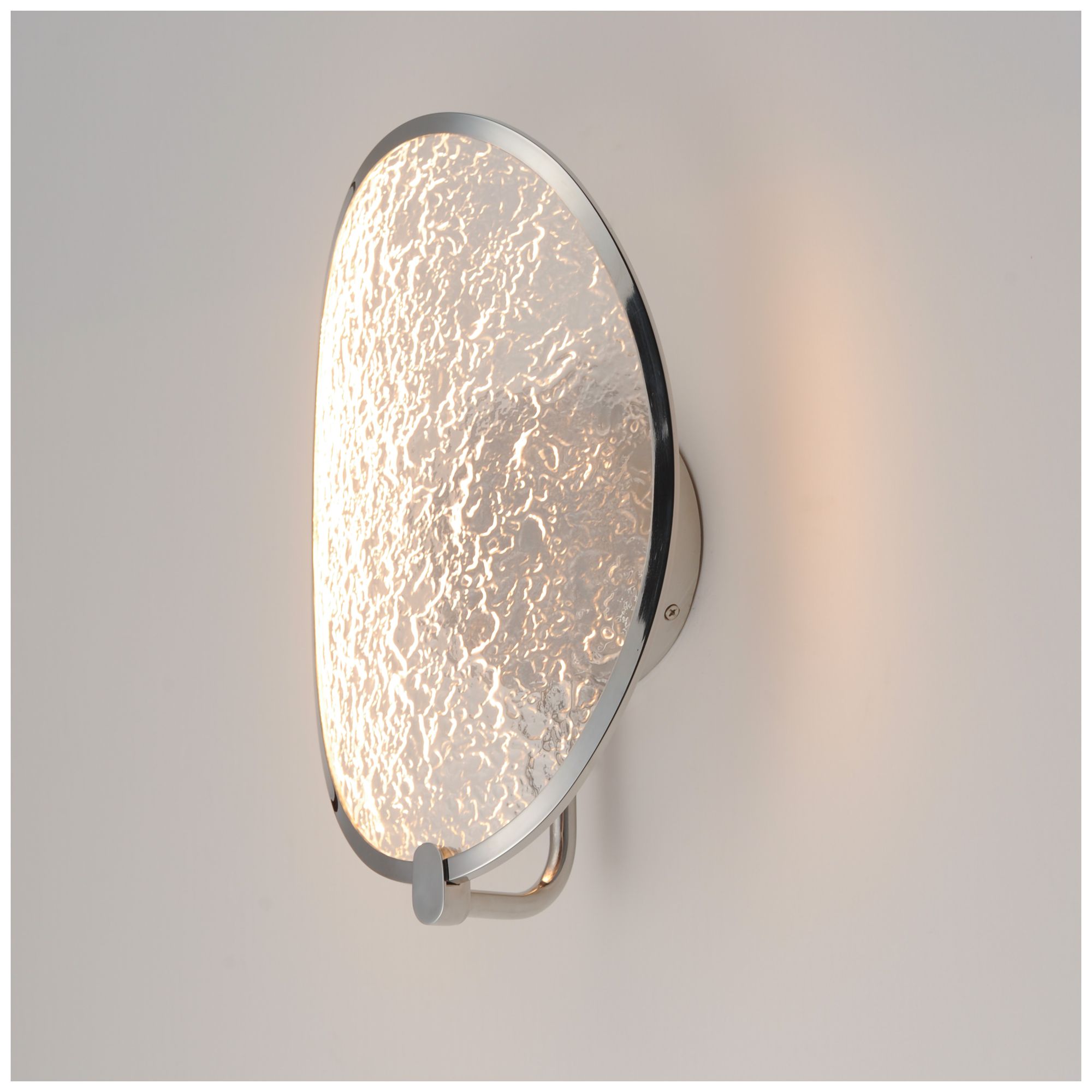 Image 5 ET2 Moonscapes 13 1/2" High Polished Chrome Wall Sconce more views