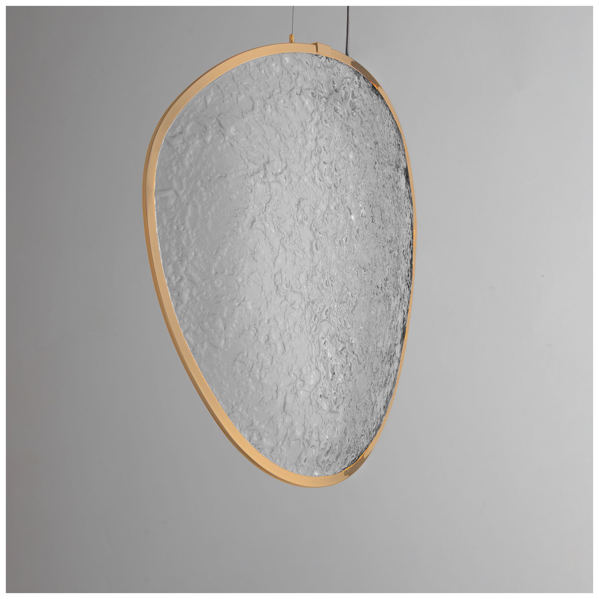 Image 3 ET2 Moonscapes 17 3/4" H  Brushed Champagne Single LED Pendant more views