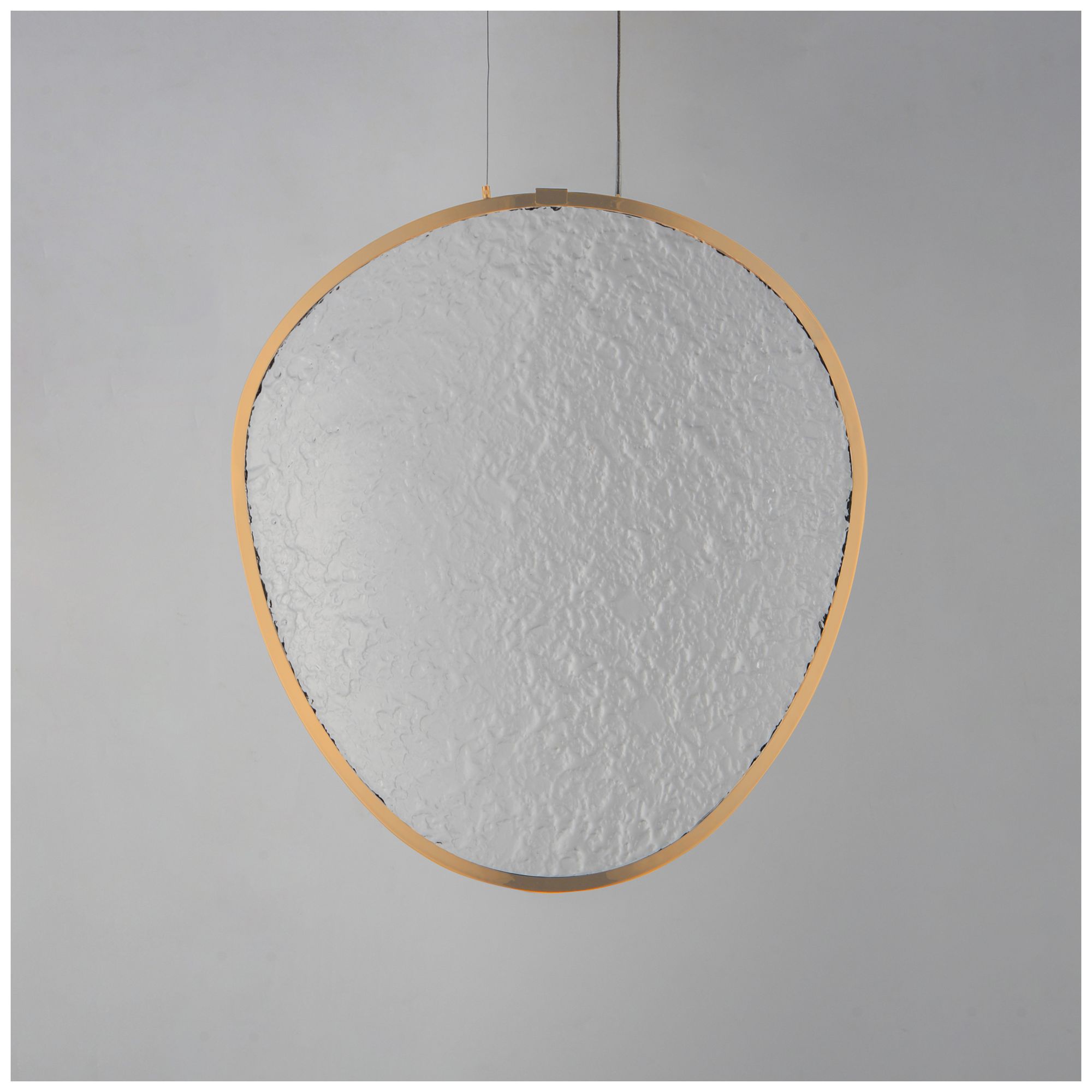 Image 4 ET2 Moonscapes 17 3/4" H  Brushed Champagne Single LED Pendant more views