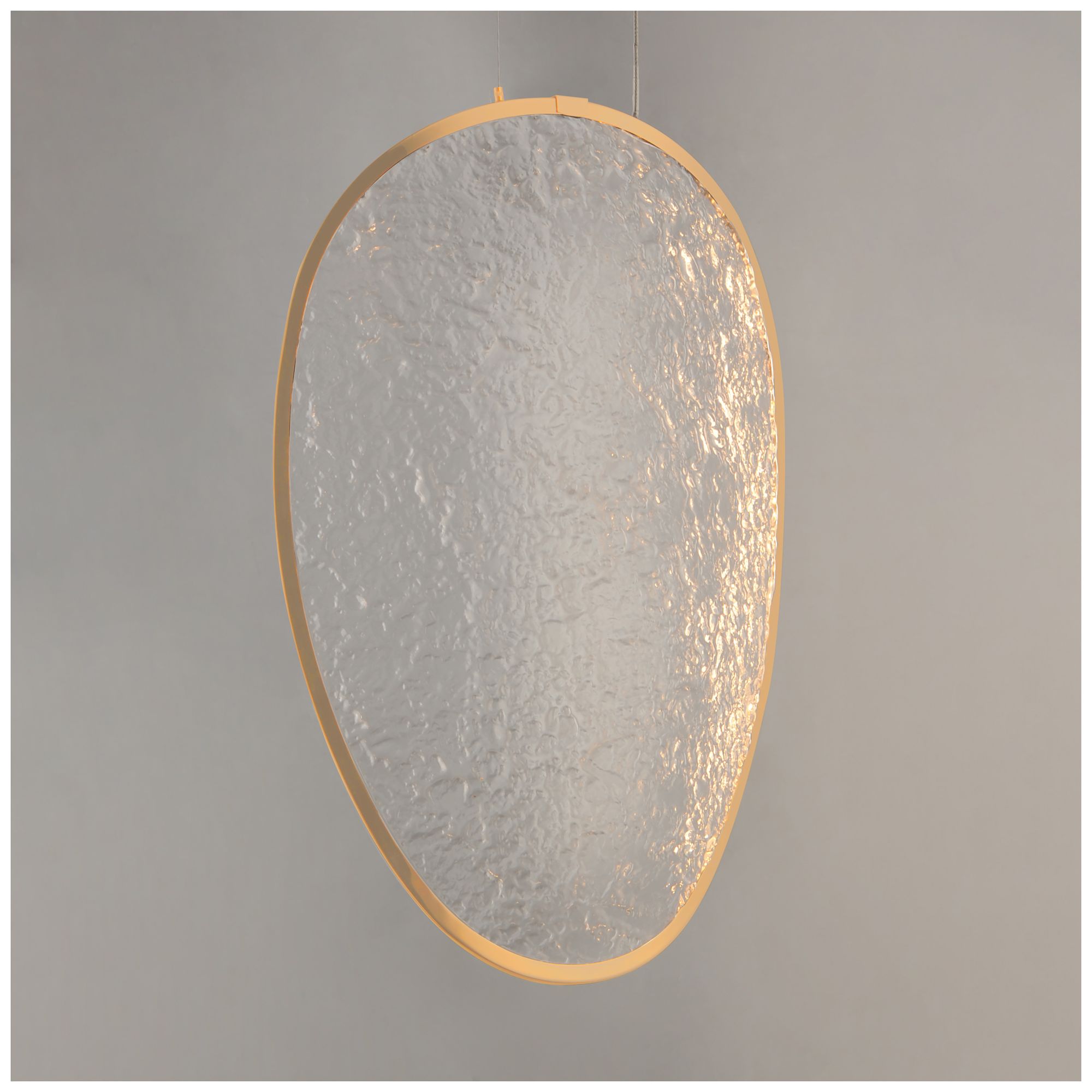 Image 4 ET2 Moonscapes 20 1/2" H Brushed Champagne Single LED Pendant more views