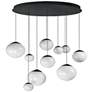 1_ET2 Nimbus 39 1/2" Wide Black LED Multi-Light Pendant
