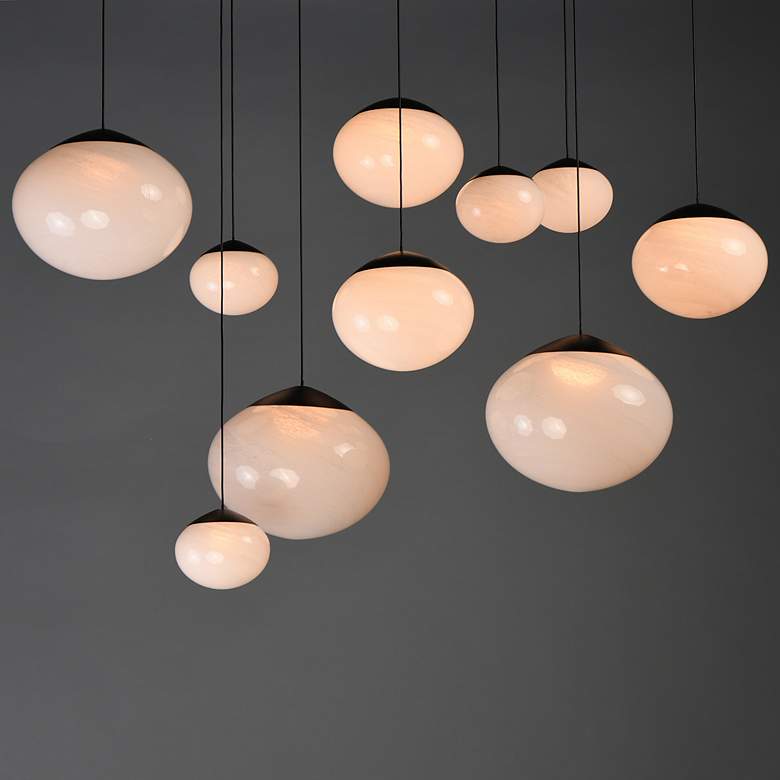 Image 2 ET2 Nimbus 39 1/2" Wide Black LED Multi-Light Pendant more views