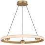 1_ET2 Nodes 24" Wide Gold LED Ring Pendant Light