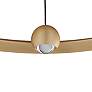 6_ET2 Nodes 24" Wide Gold LED Ring Pendant Light more views