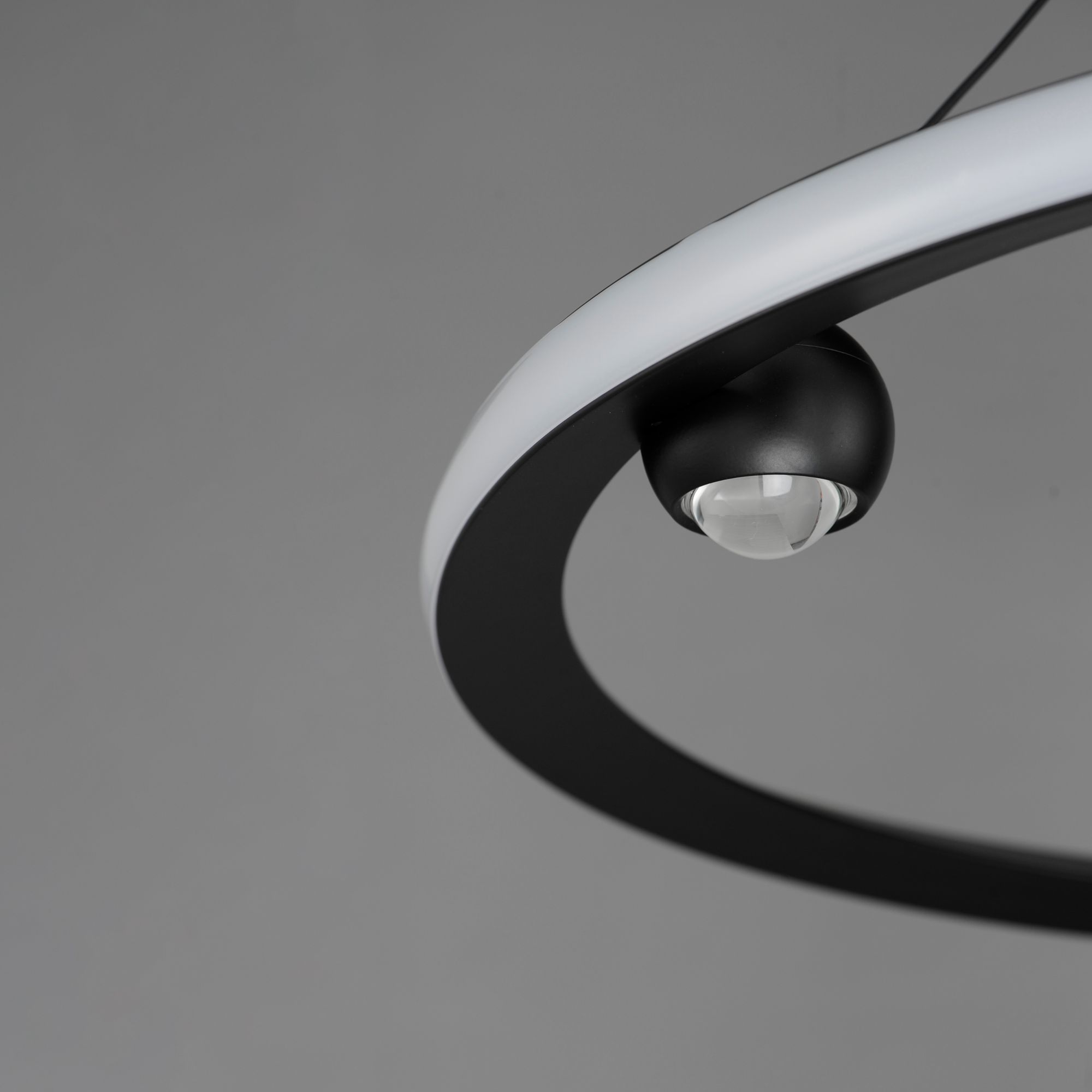 Image 5 ET2 Nodes 32" Wide Black LED Pendant Light more views