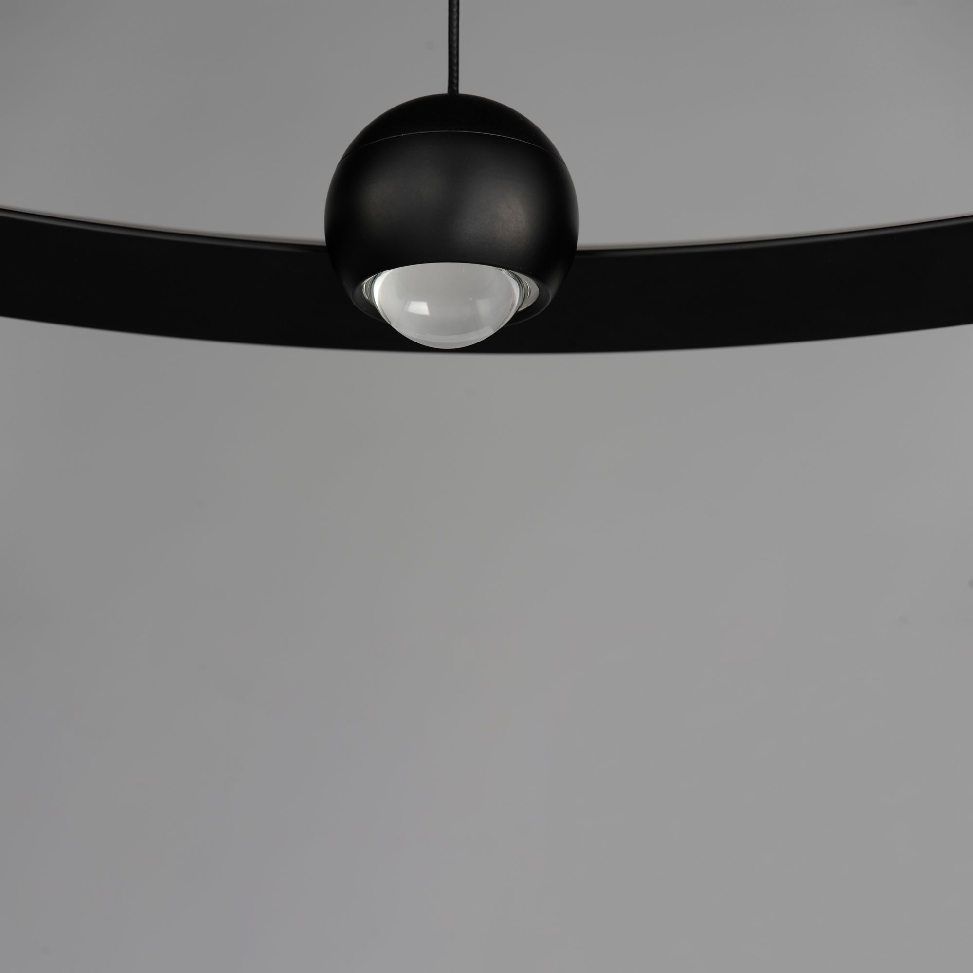 Image 6 ET2 Nodes 32" Wide Black LED Pendant Light more views