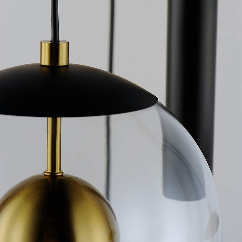Image 6 ET2 Nucleus 26" Wide Multi-Light LED Pendant w/ Clear Glass more views