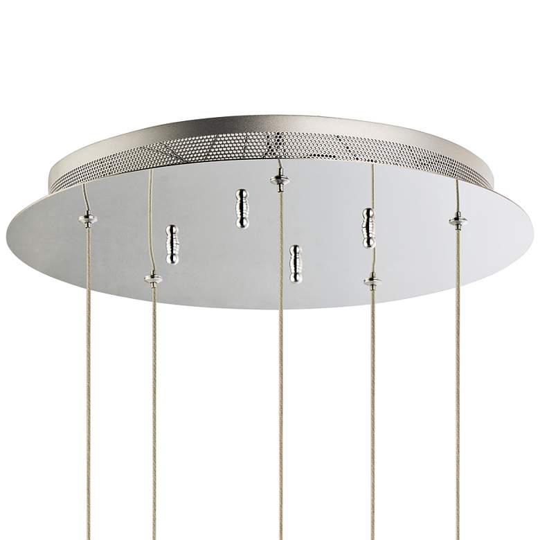 Image 3 ET2 Orb II 15 1/2"W Chrome 5-Light LED Multi Light Pendant more views