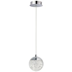 ET2 Orb II 3.4" Wide Polished Chrome LED Mini Pendant