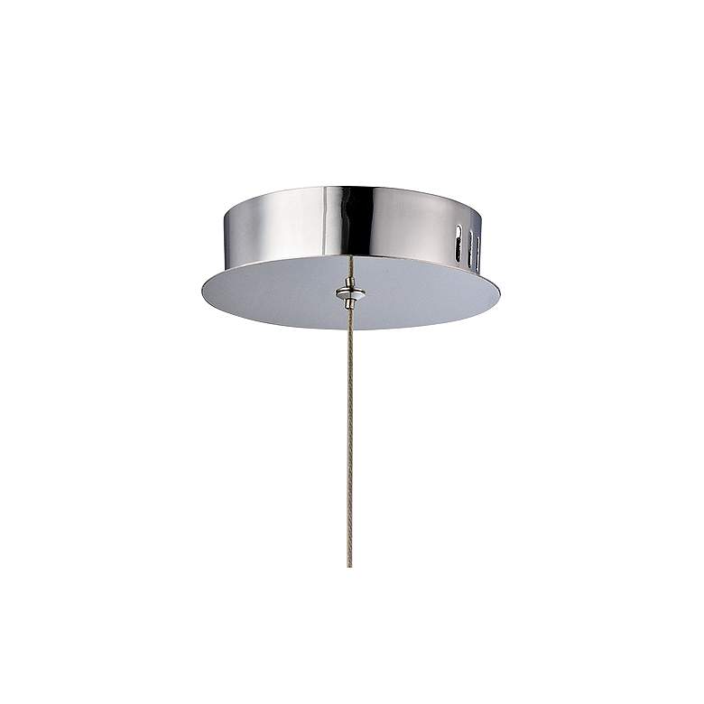 Image 4 ET2 Orb II 3.4" Wide Polished Chrome LED Mini Pendant more views