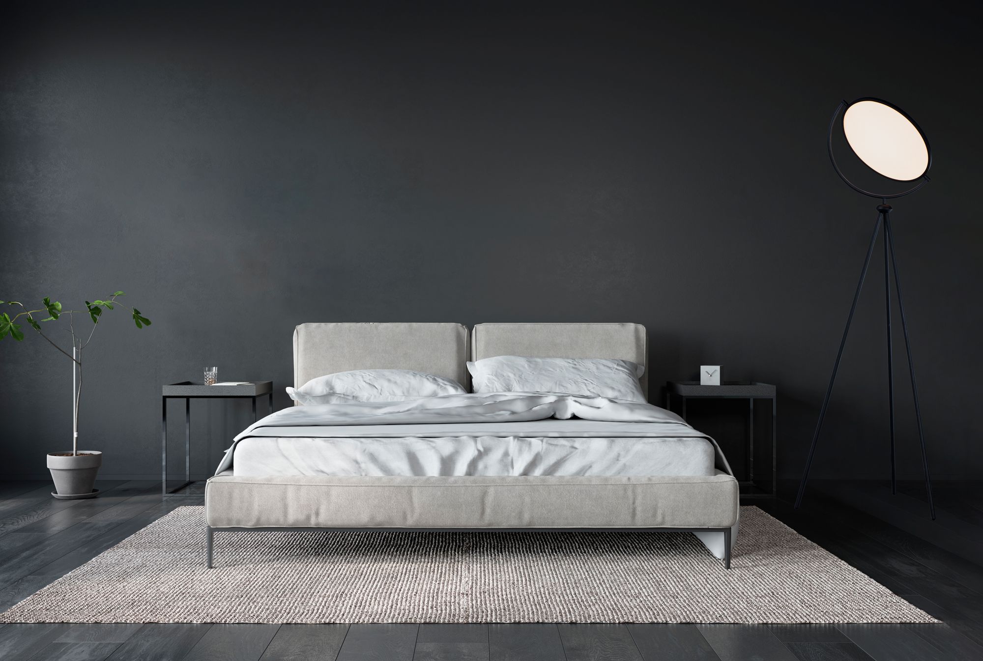 Image 4 ET2 Paddle Black LED Tripod Floor Lamp more views