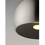3_ET2 Palla 20" Wide LED Modern Gloss Silver Dome Pendant more views