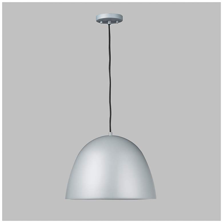 Image 5 ET2 Palla 20" Wide LED Modern Silver Dome Pendant more views