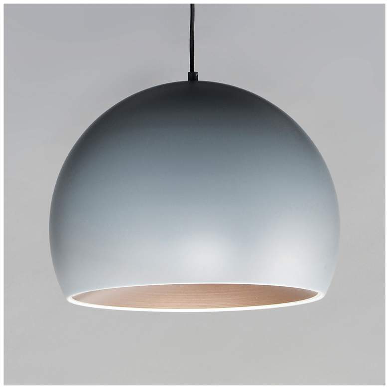 Image 7 ET2 Palla 20" Wide LED Modern Silver Dome Pendant more views