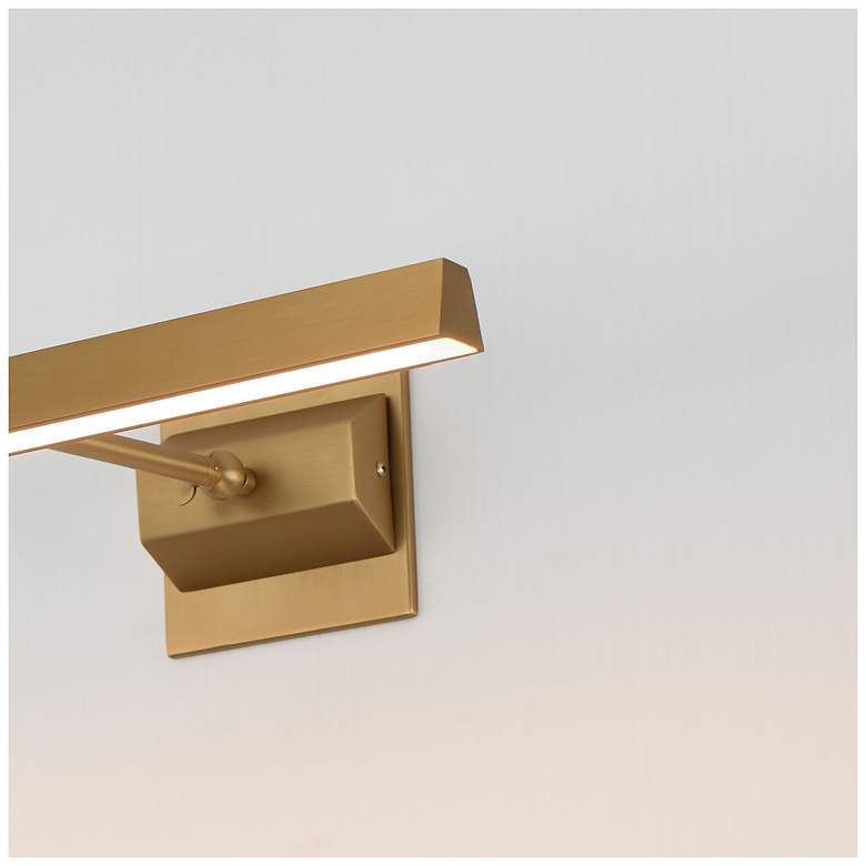 Image 6 ET2 Pasha 19" Gold LED Picture Light more views