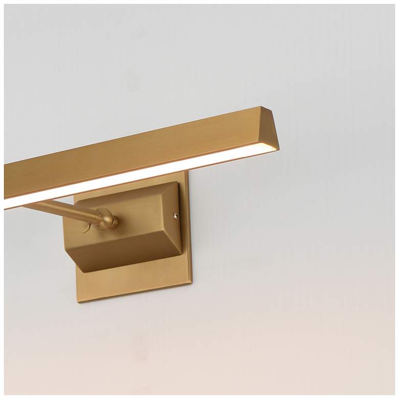 Image 6 ET2 Pasha 23" Gold LED Picture Light more views