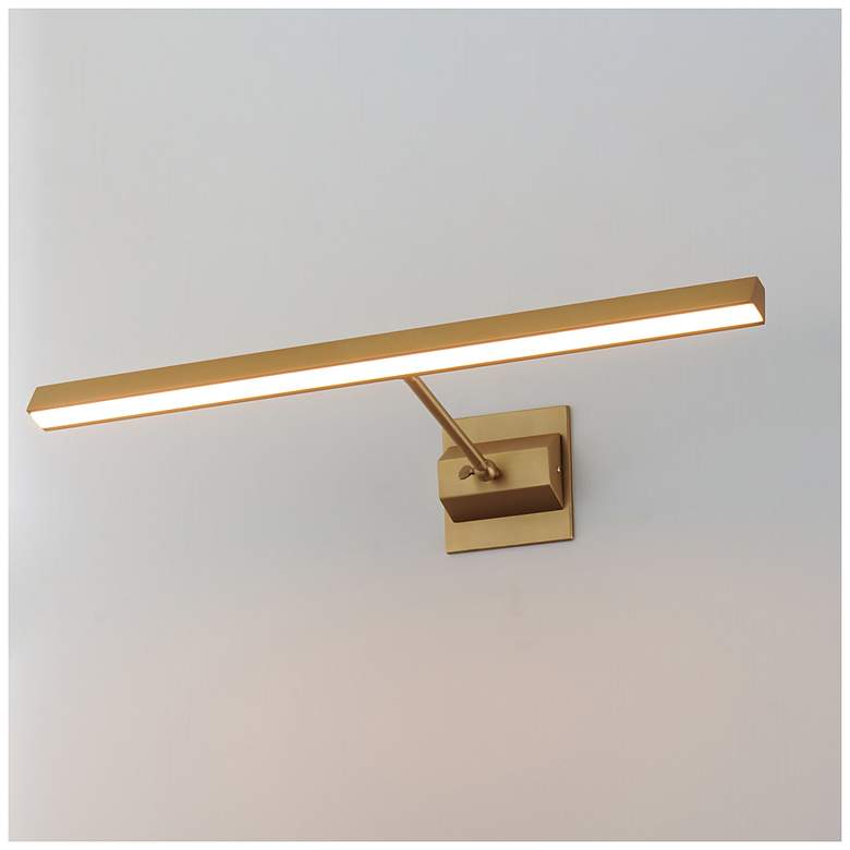Image 5 ET2 Pasha 30" Gold LED Picture Light more views