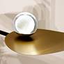 Thumbnail3 of ET2 Pearl 39 1/4"W Natural Aged Brass 3-Light LED Chandelier more views