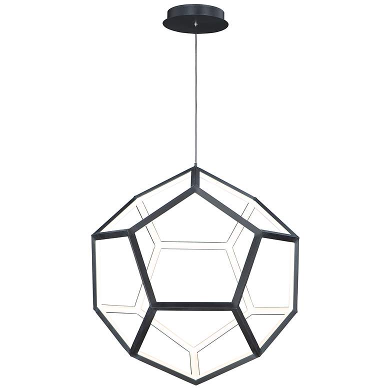 Image 2 ET2 Penta 22 inch Wide Black LED Pendant Light 