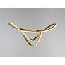 1_ET2 Perpetual 46" Wide Brushed Champagne LED Pendant Light
