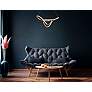 6_ET2 Perpetual 46" Wide Brushed Champagne LED Pendant Light more views