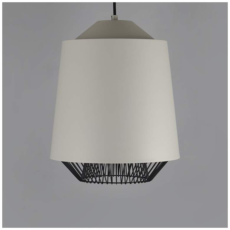 Image 2 ET2 Phoenix 16" Gray/Black LED Pendant more views