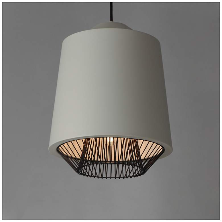 Image 4 ET2 Phoenix 16" Gray/Black LED Pendant more views