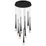 ET2 Pierce 19" Wide Black LED Multi-Light Pendant