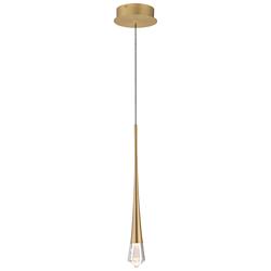 ET2 Pierce 2 1/4" Wide Gold LED Mini Pendant