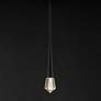 4_ET2 Pierce 2 1/4"W Black LED Mini Pendant w/ Clear Crystal more views