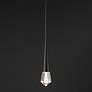5_ET2 Pierce 2 1/4"W Black LED Mini Pendant w/ Clear Crystal more views