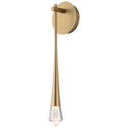 ET2 Pierce 20 3/4" High Gold LED Wall Sconce