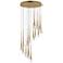 ET2 Pierce 24 3/4" Wide Gold Multi-Light LED Pendant