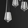 4_ET2 Pierce 24 3/4" Wide Matte Black Multi-Light LED Pendant more views