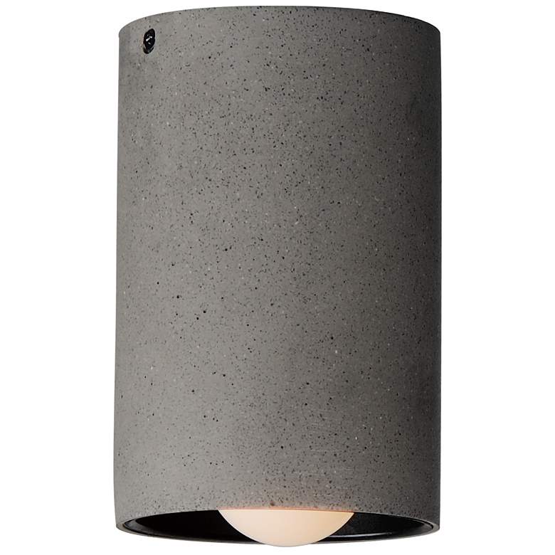 Image 1 ET2 Pilar 7" High Greystone LED Flush Mount