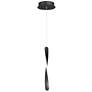 ET2 Pirouette 1 1/2" Wide Black LED Mini Pendant