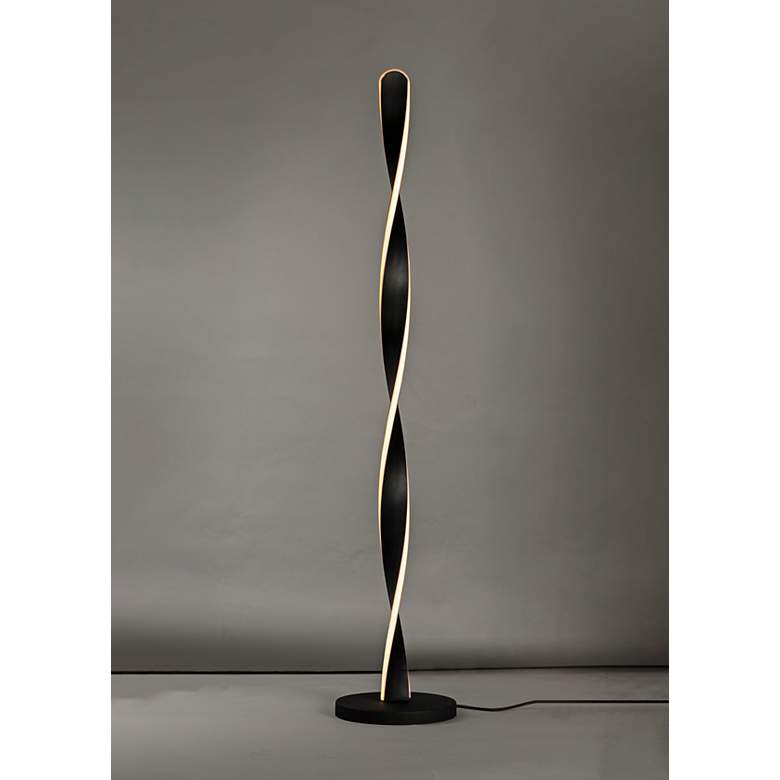Image 1 ET2 Pirouette 48" High Modern LED Floor Lamp