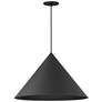 1_ET2 Pitch 22" Black LED Pendant