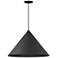 ET2 Pitch 22" Black LED Pendant