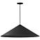 ET2 Pitch 29 1/2" Wide Black LED Cone Pendant Light