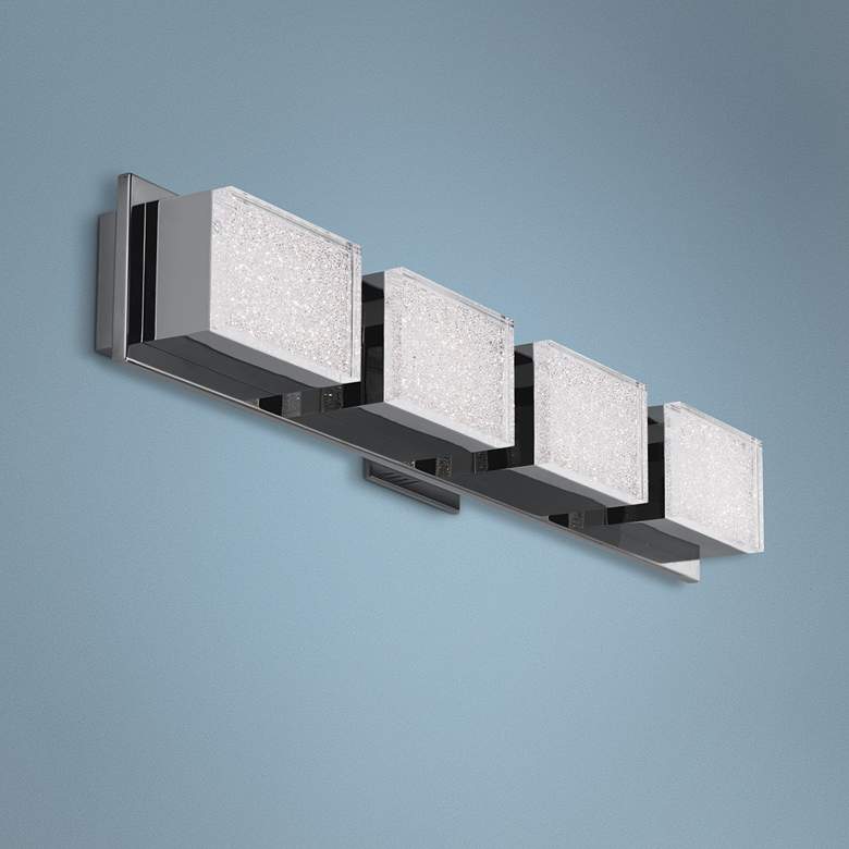 Image 1 ET2 Pizzazz LED 30" Wide Polished Chrome LED Bath light