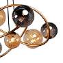 3_ET2 Planetary 33 3/4" Wide Gold 8-Light LED Chandelier more views