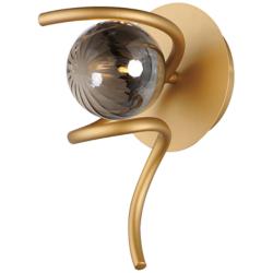 ET2 Planetary 9 1/2" High Gold LED Wall Sconce