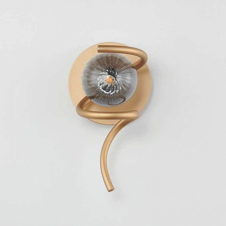 Image 2 ET2 Planetary 9 1/2" High Gold LED Wall Sconce more views