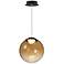 ET2 Planetary 9 3/4" Wide Amber 1-Light LED Pendant